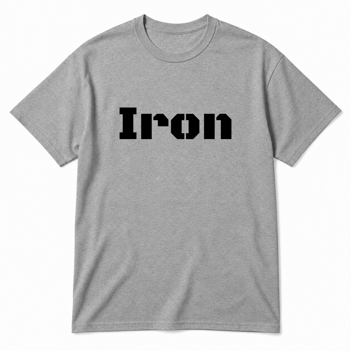 Iron T-Shirt in gray