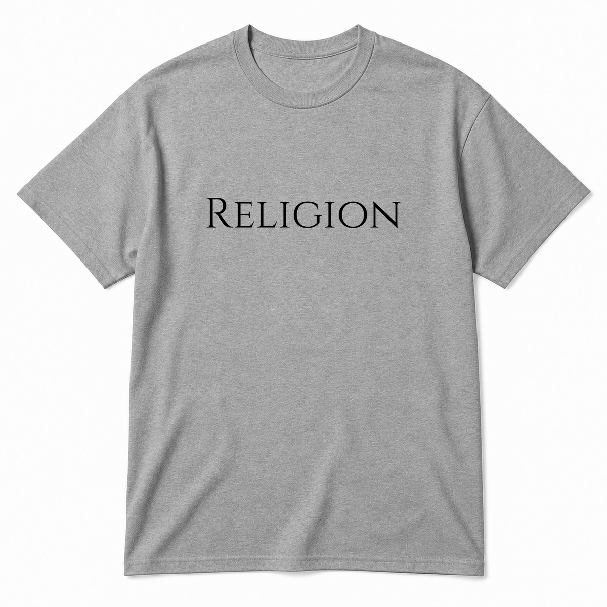 Religion T-Shirt in gray