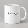 Strategy Mug in white