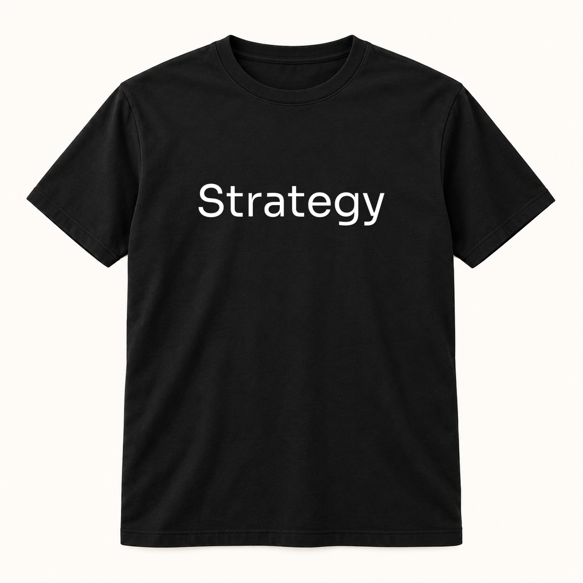 Strategy T-Shirt in black