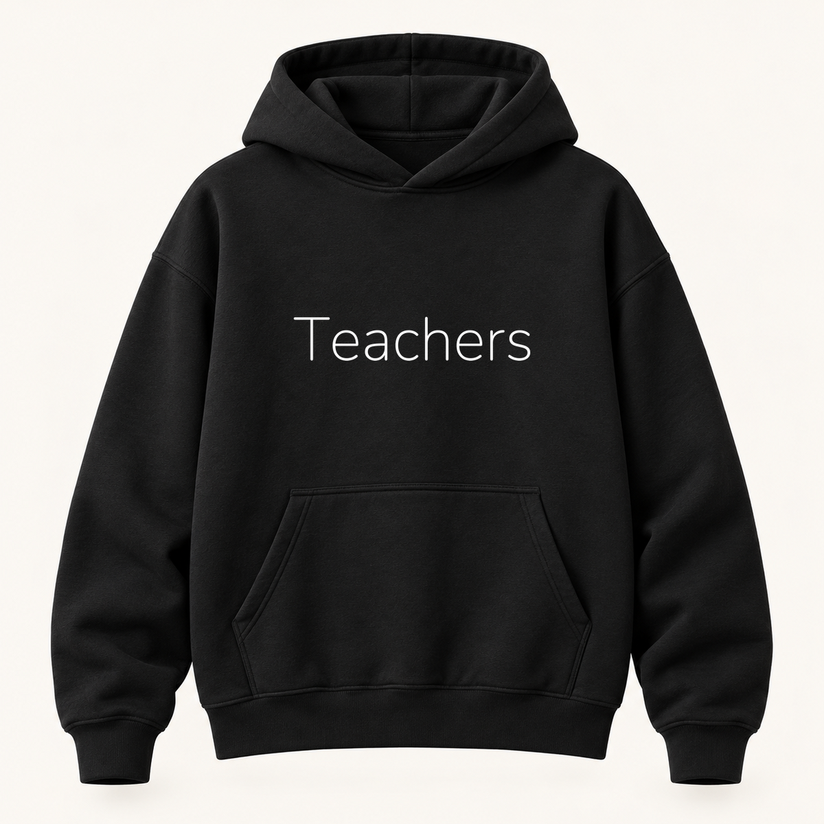 Teachers Hoodie in black