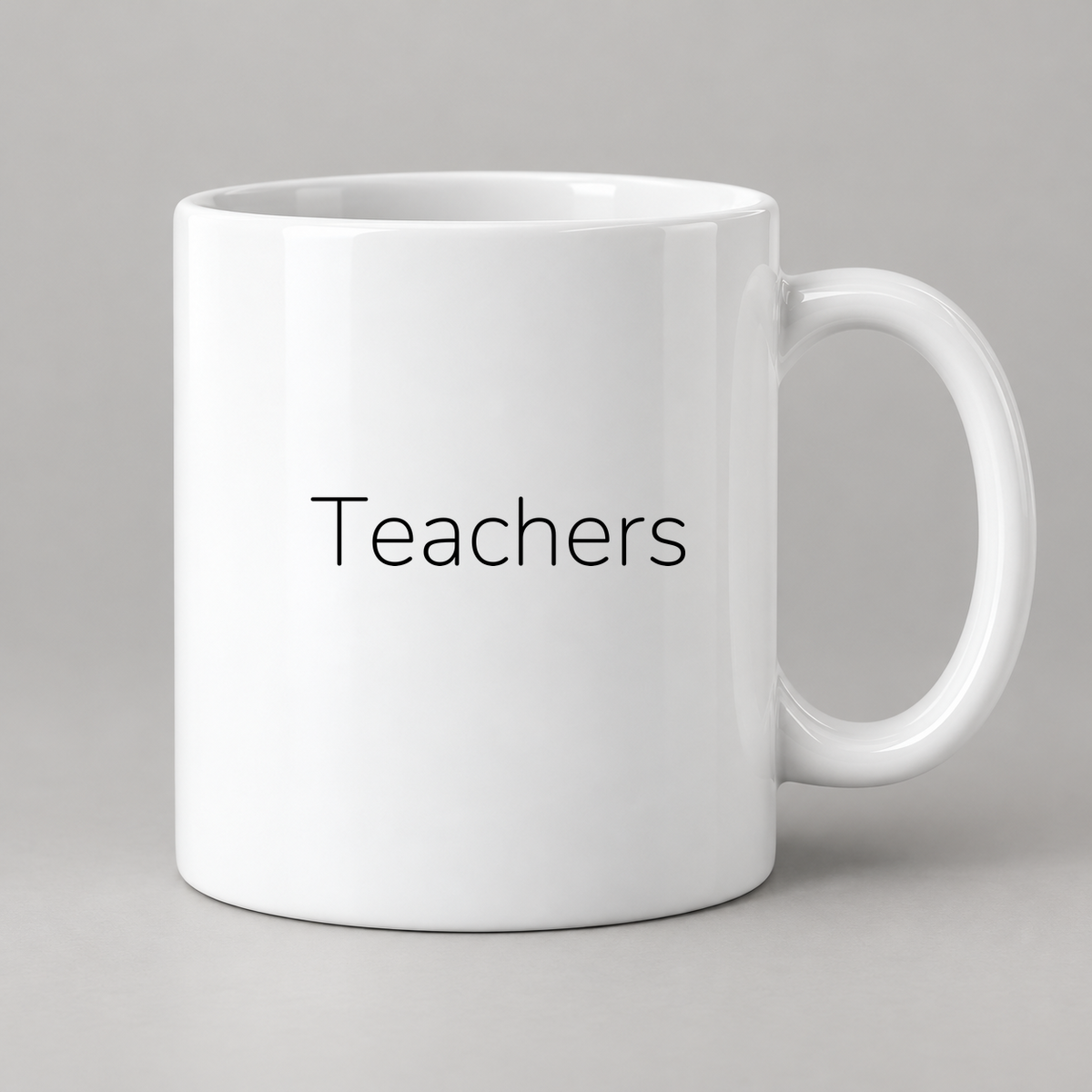 Teachers Mug in white