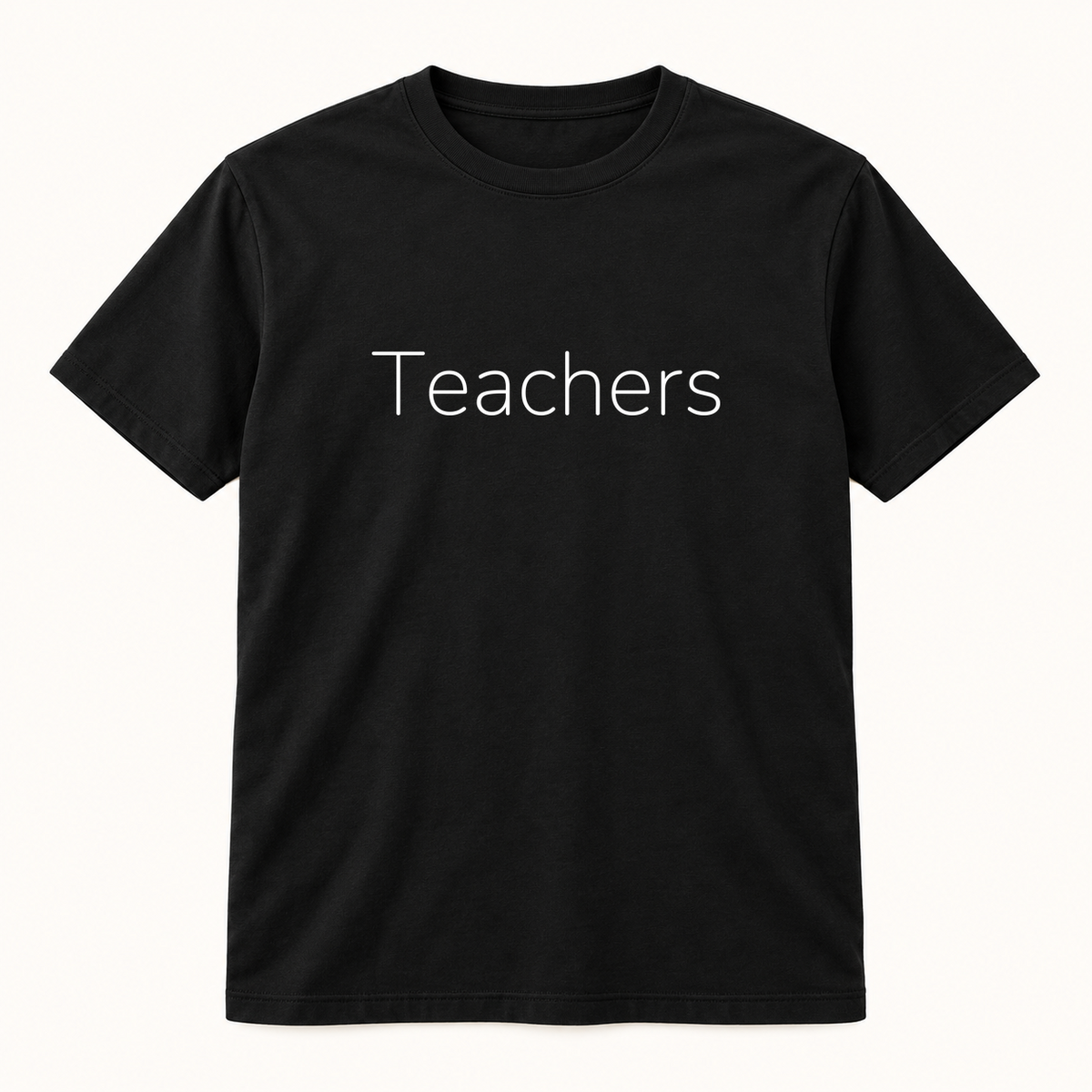 Teachers T-Shirt in black