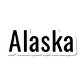 Alaska die-cut sticker
