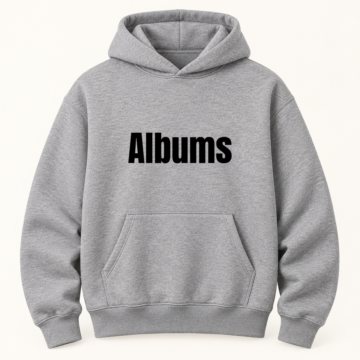 Albums Hoodie in gray