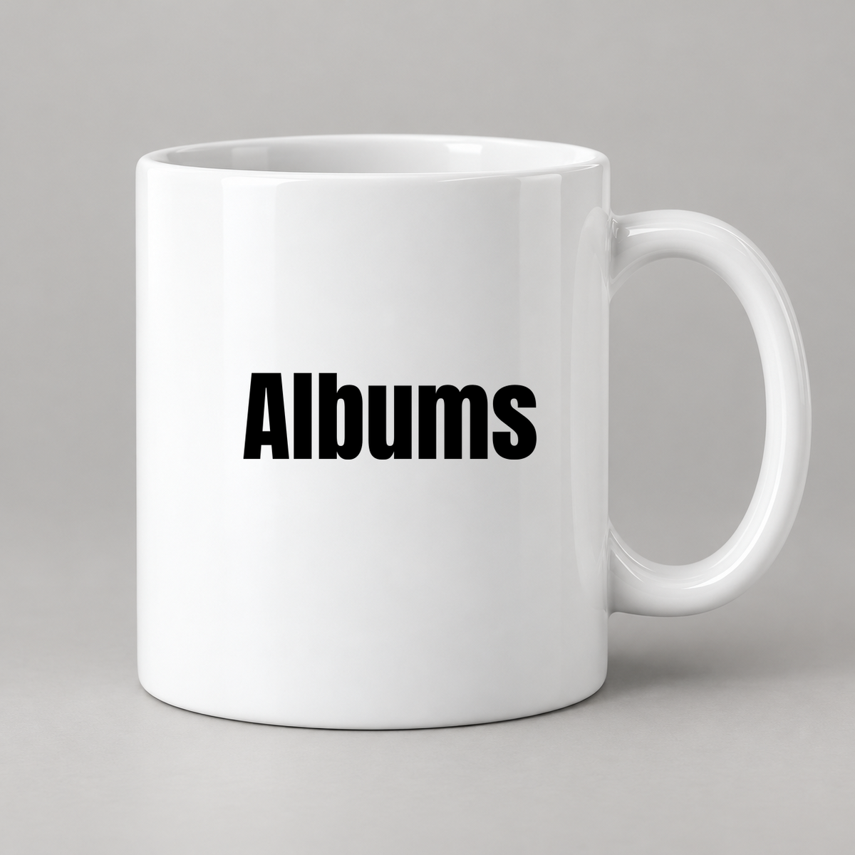 Albums Mug in white
