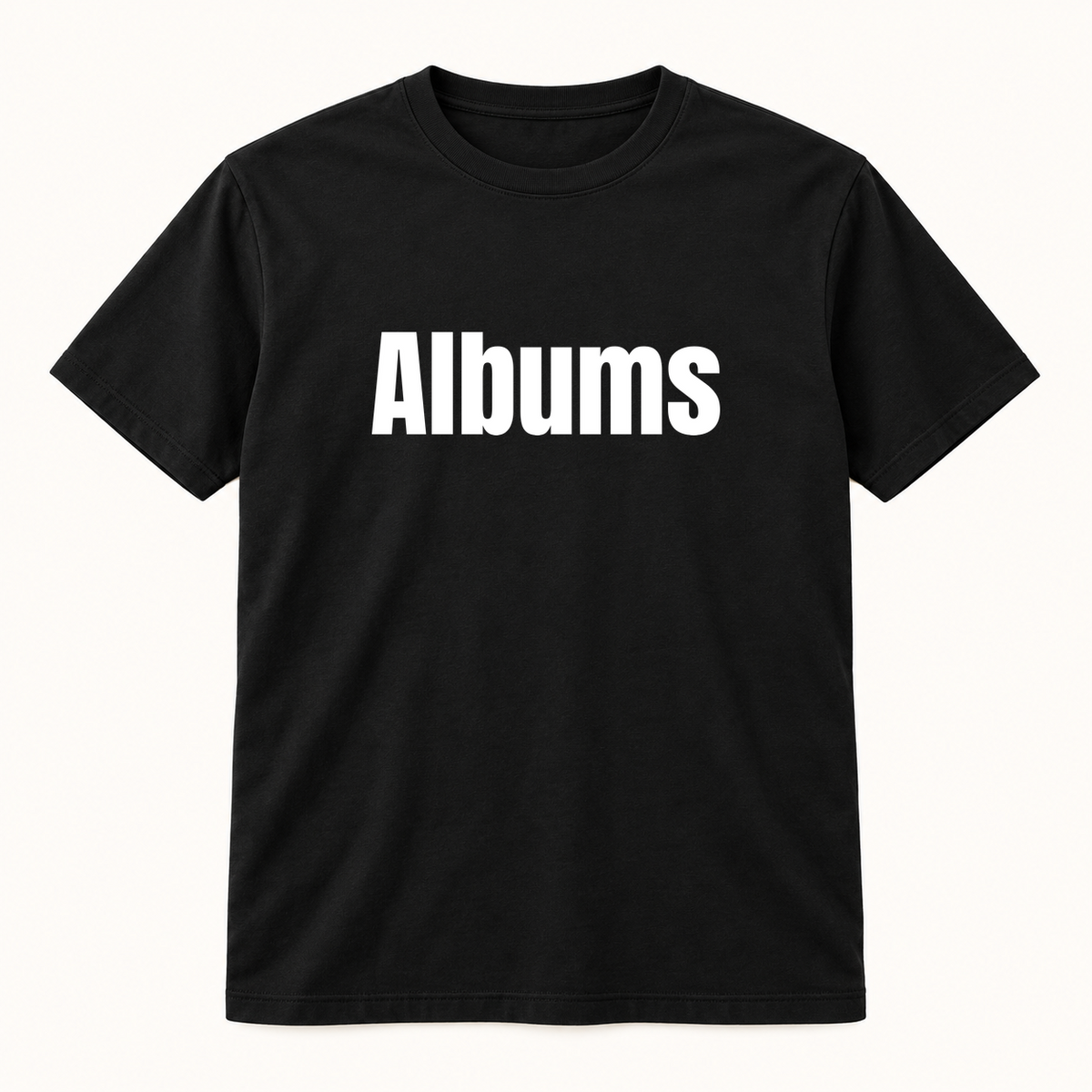Albums T-Shirt in black