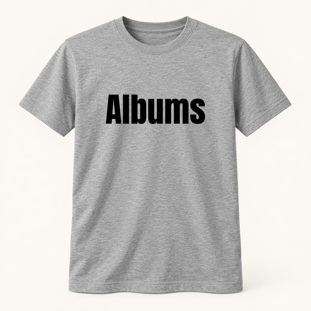 Albums T-Shirt in gray