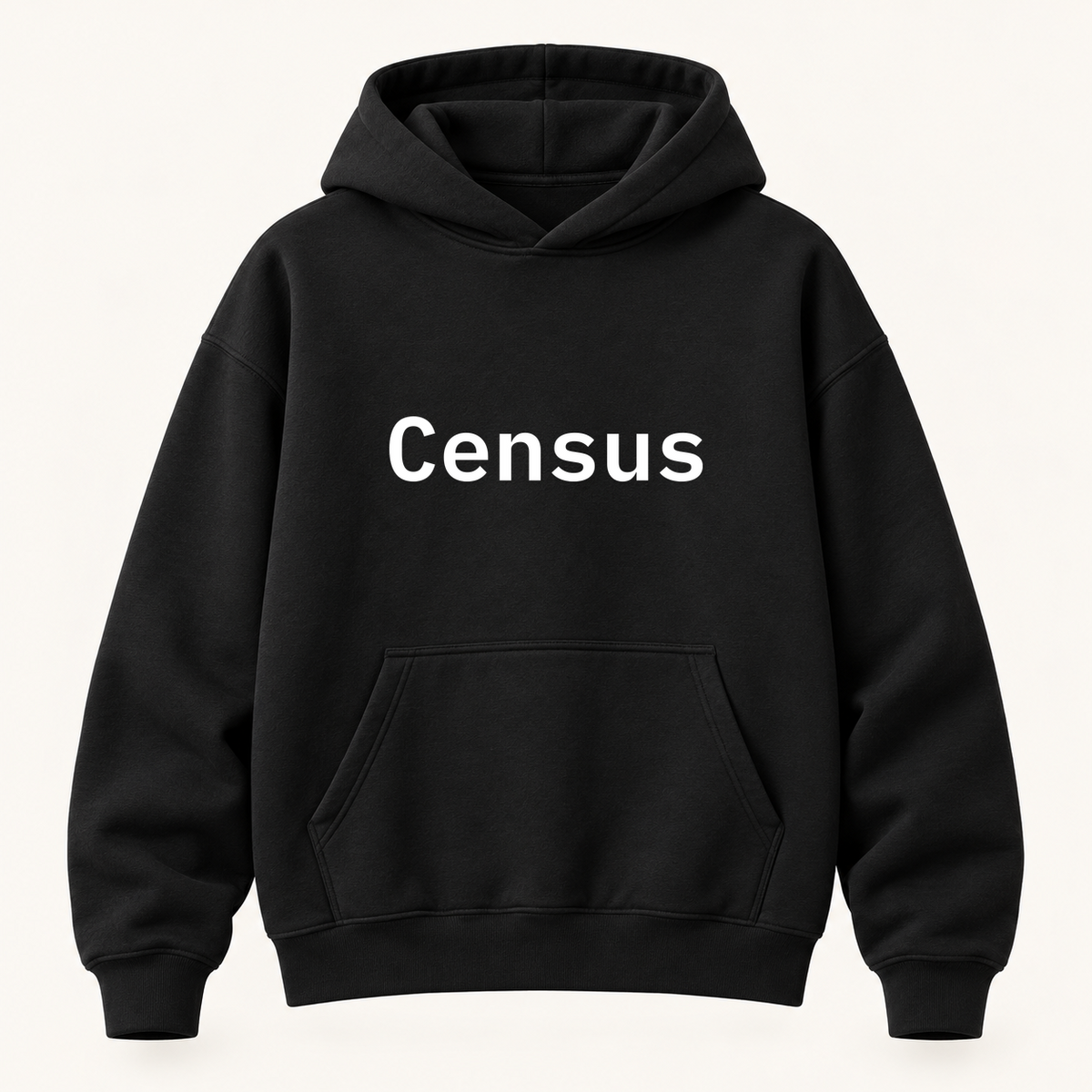 Census Hoodie in black