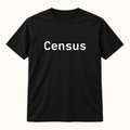 Census T-Shirt in black