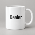 Dealer Mug in white