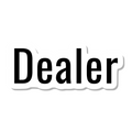 Dealer die-cut sticker
