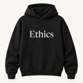Ethics Hoodie in black
