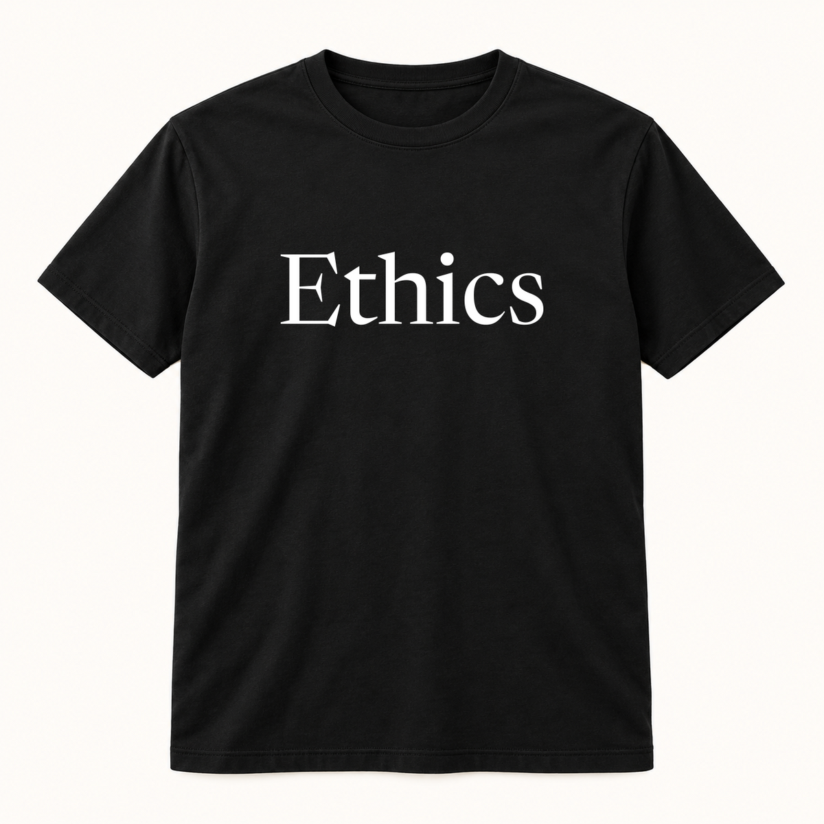 Ethics T-Shirt in black
