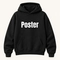 Poster Hoodie in black