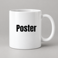 Poster Mug in white