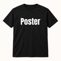Poster T-Shirt in black