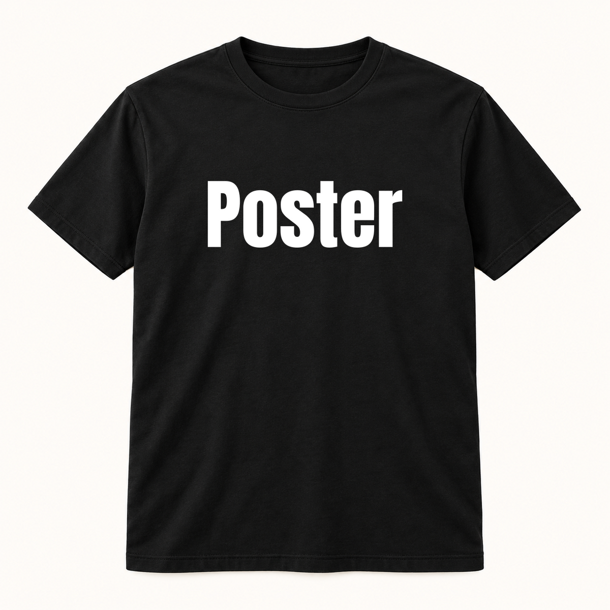 Poster T-Shirt in black