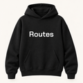 Routes Hoodie in black