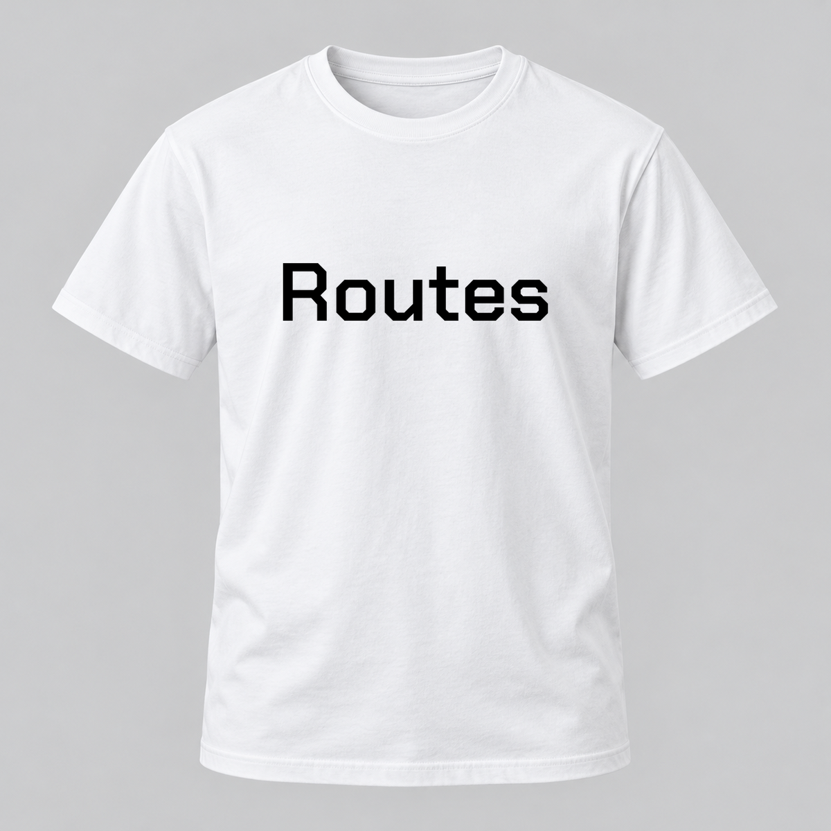 Routes T-Shirt in white