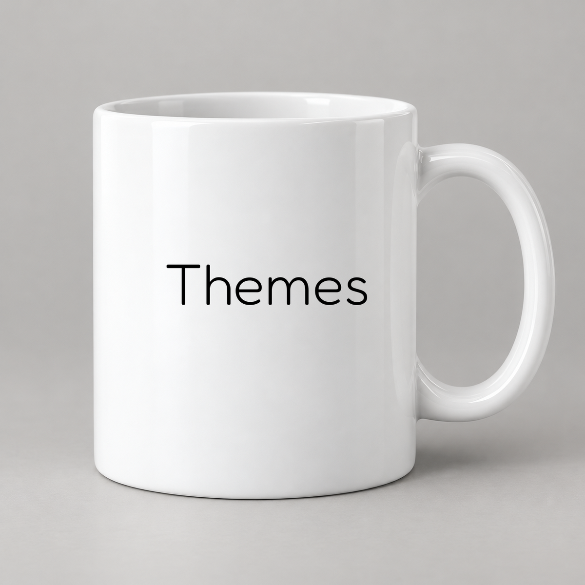 Themes Mug in white