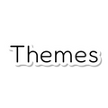 Themes die-cut sticker