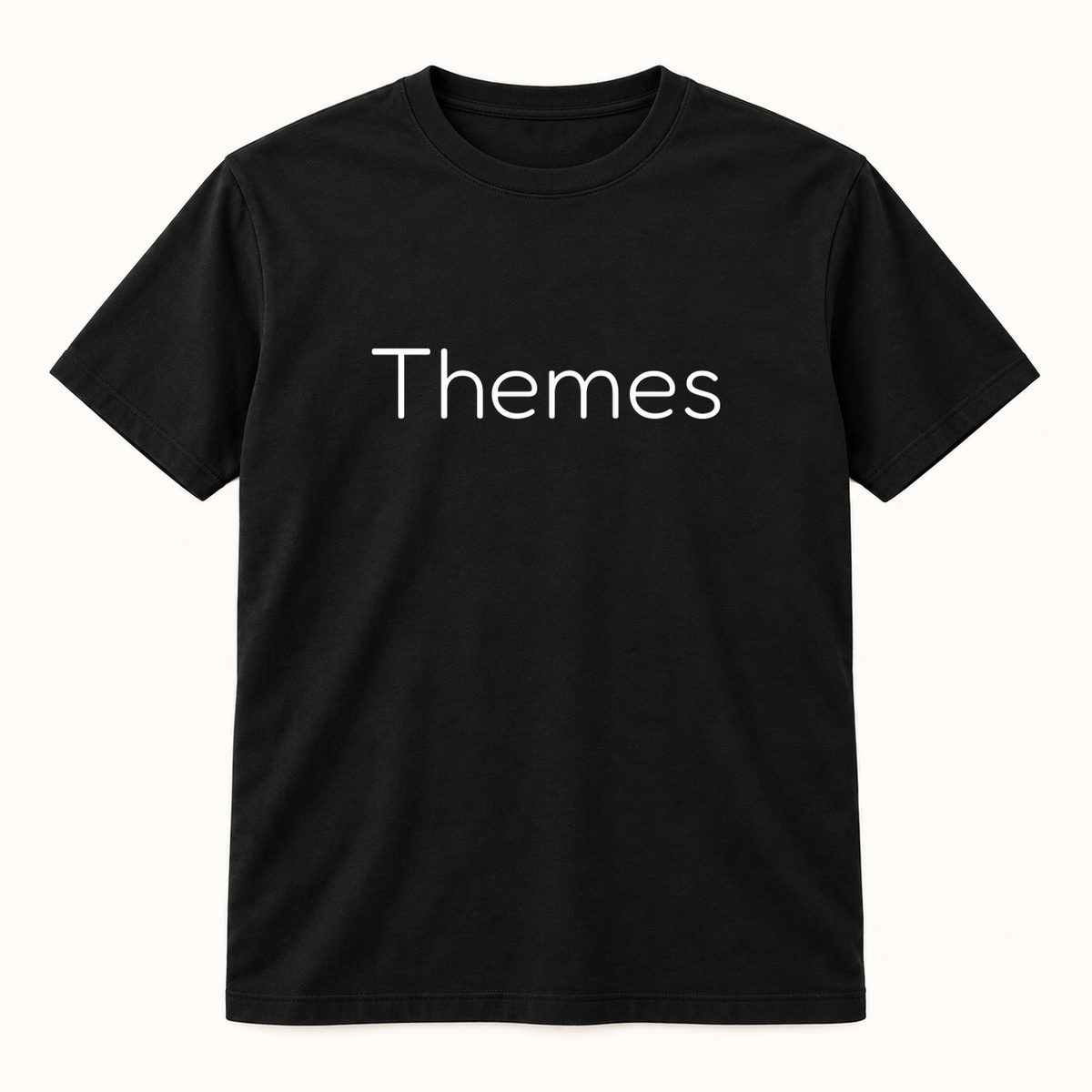 Themes T-Shirt in black
