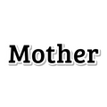 Mother die-cut sticker