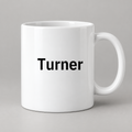 Turner Mug in white