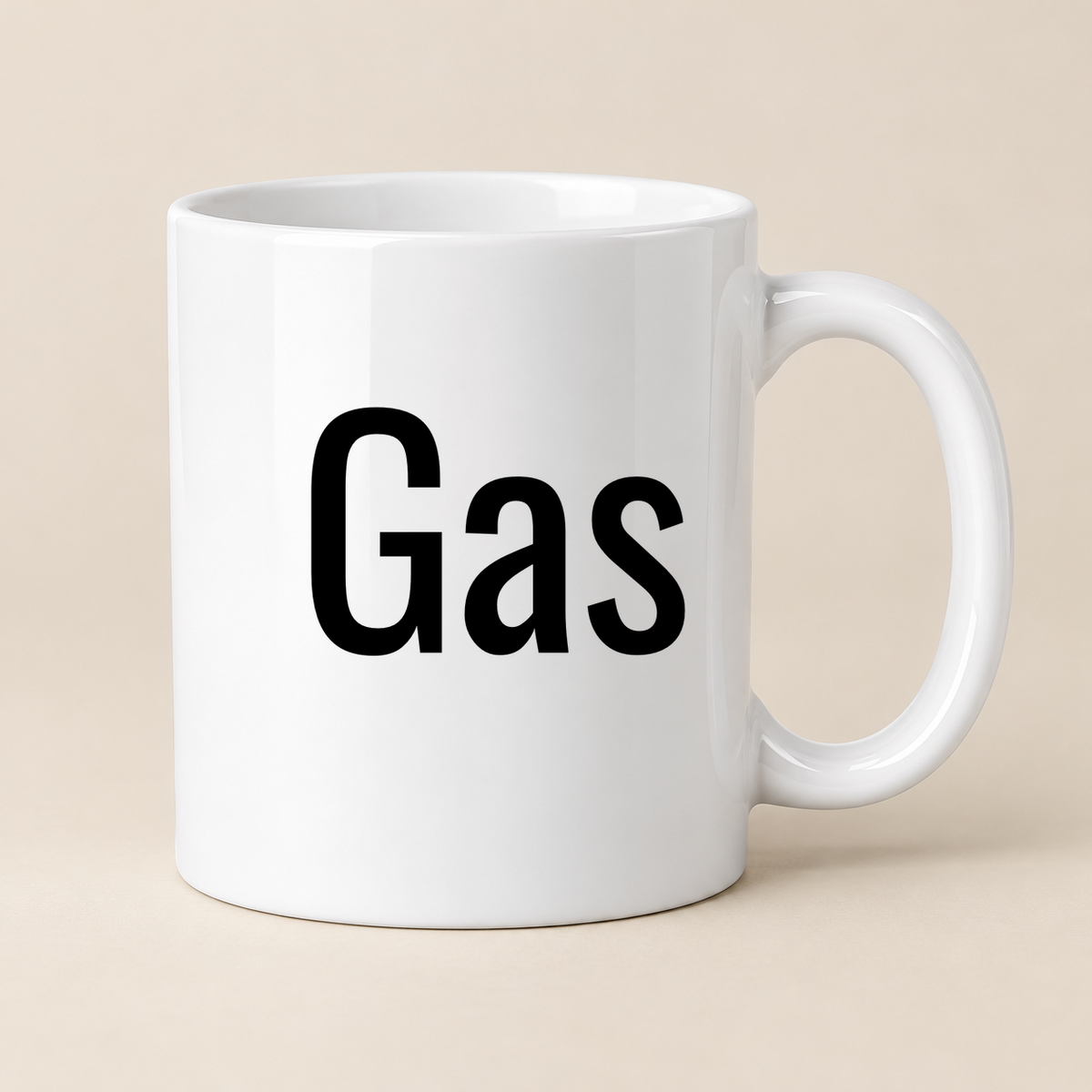 Gas Mug in white