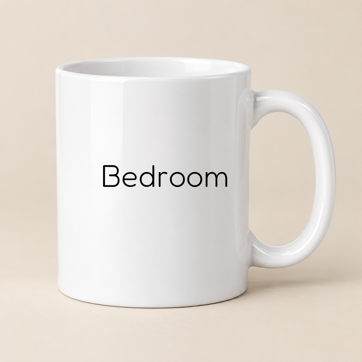 Bedroom Mug in white