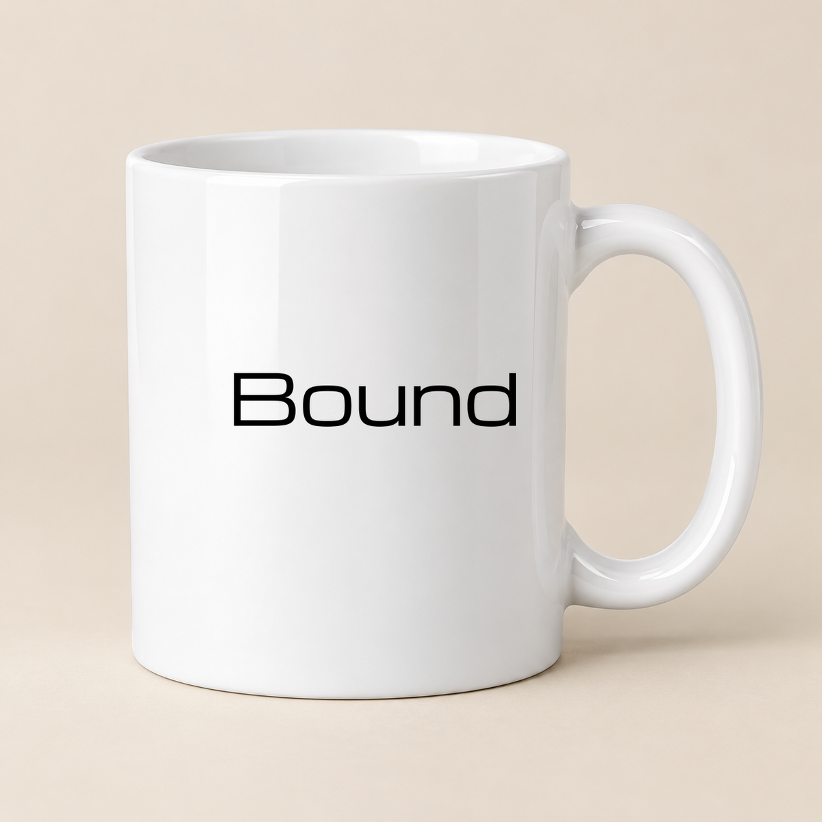 Bound Mug in white