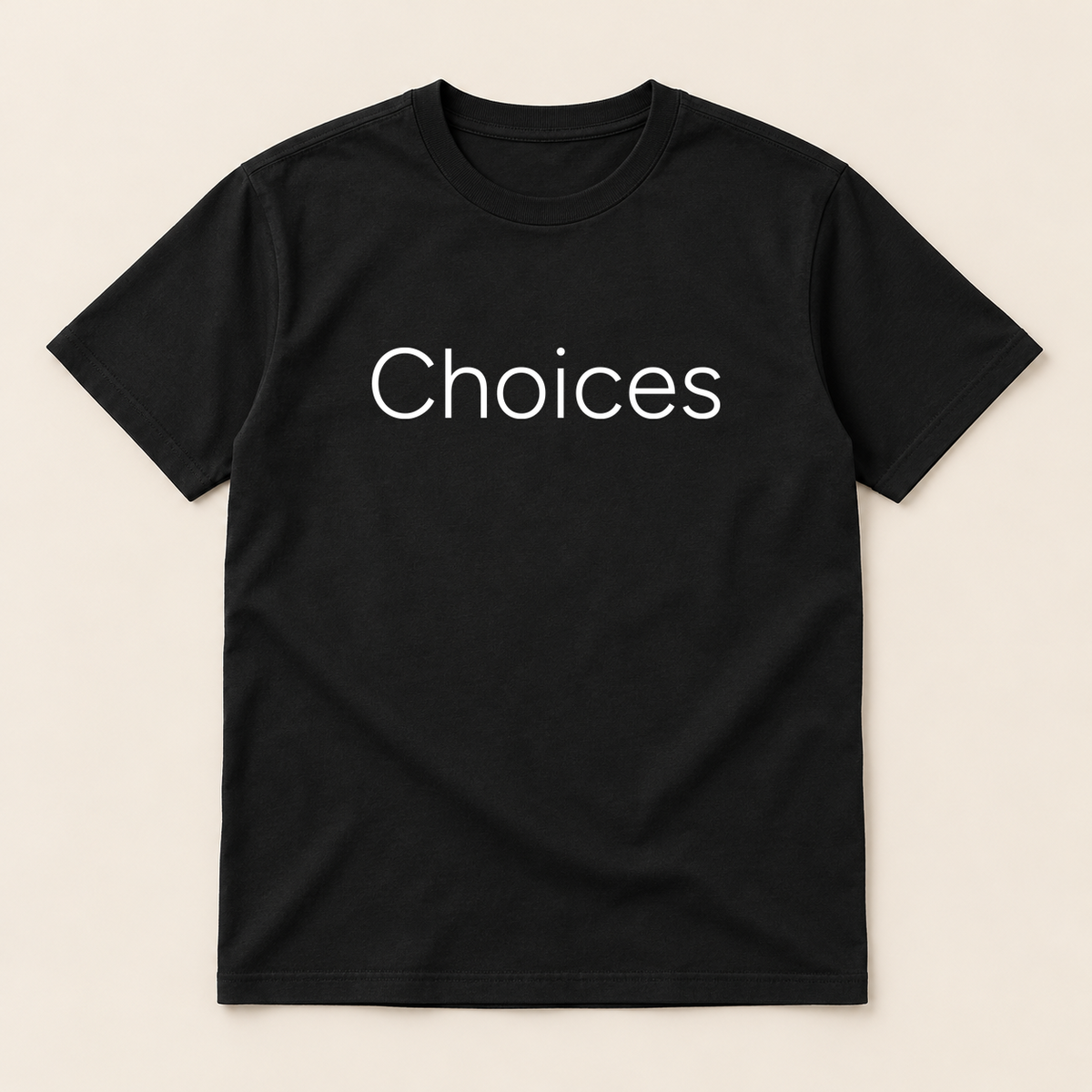 Choices T-Shirt in black