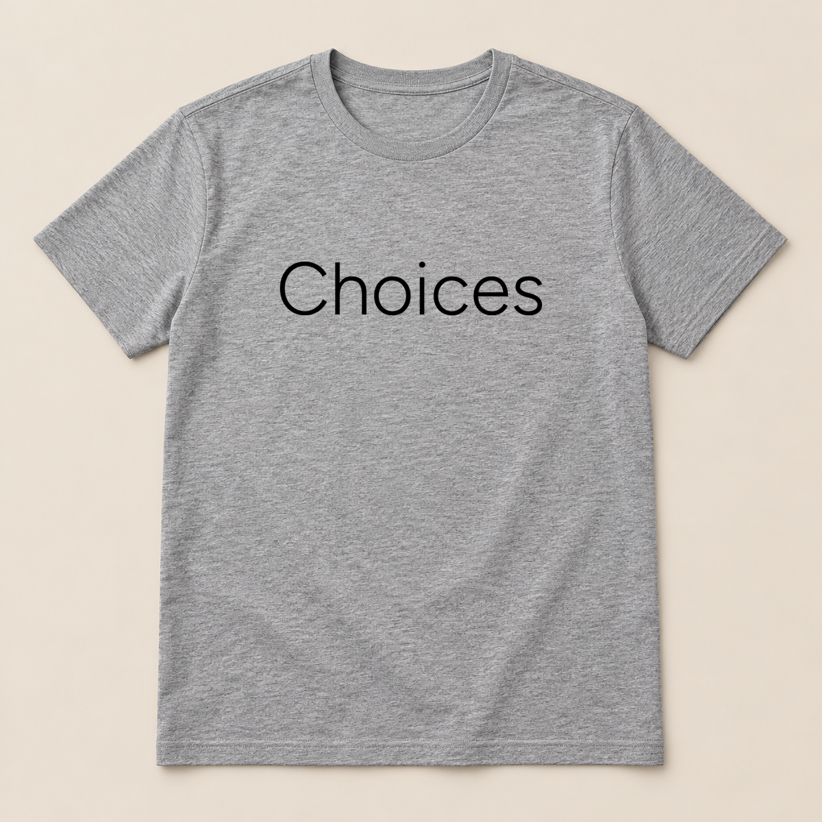 Choices T-Shirt in gray