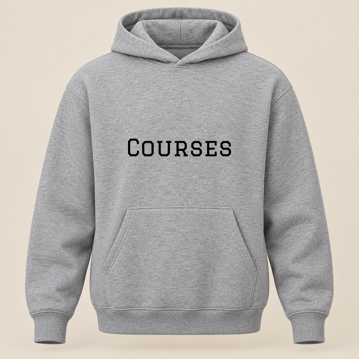 Courses Hoodie in gray
