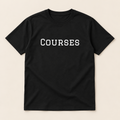 Courses T-Shirt in black