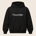 Founder Hoodie in black