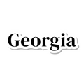 Georgia die-cut sticker