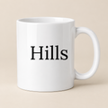 Hills Mug in white