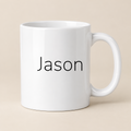 Jason Mug in white