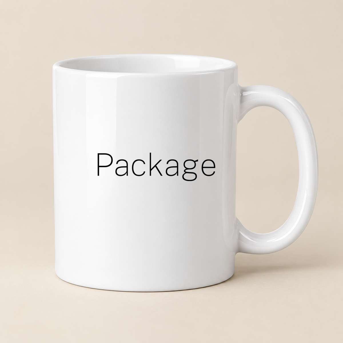 Package Mug in white