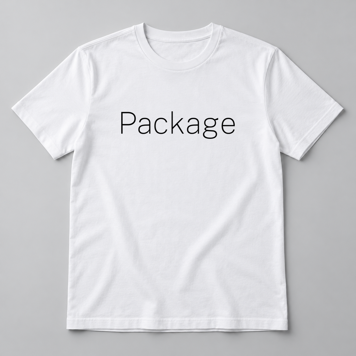 Package T-Shirt in white