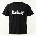 Railway T-Shirt in black