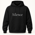 Silence Hoodie in black