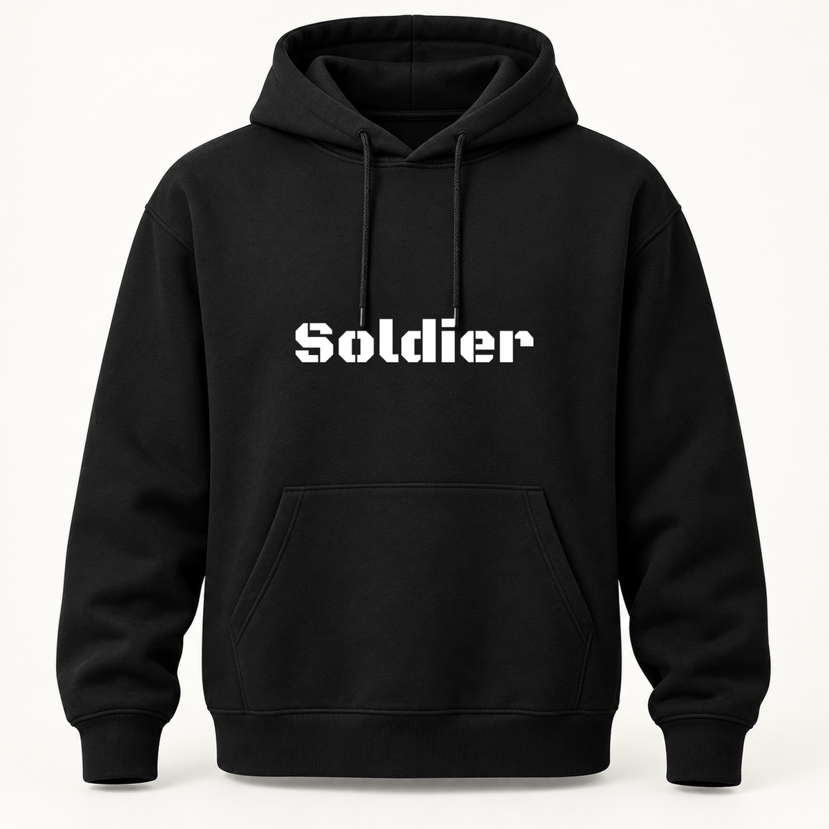Soldier Hoodie in black