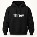 Threw Hoodie in black