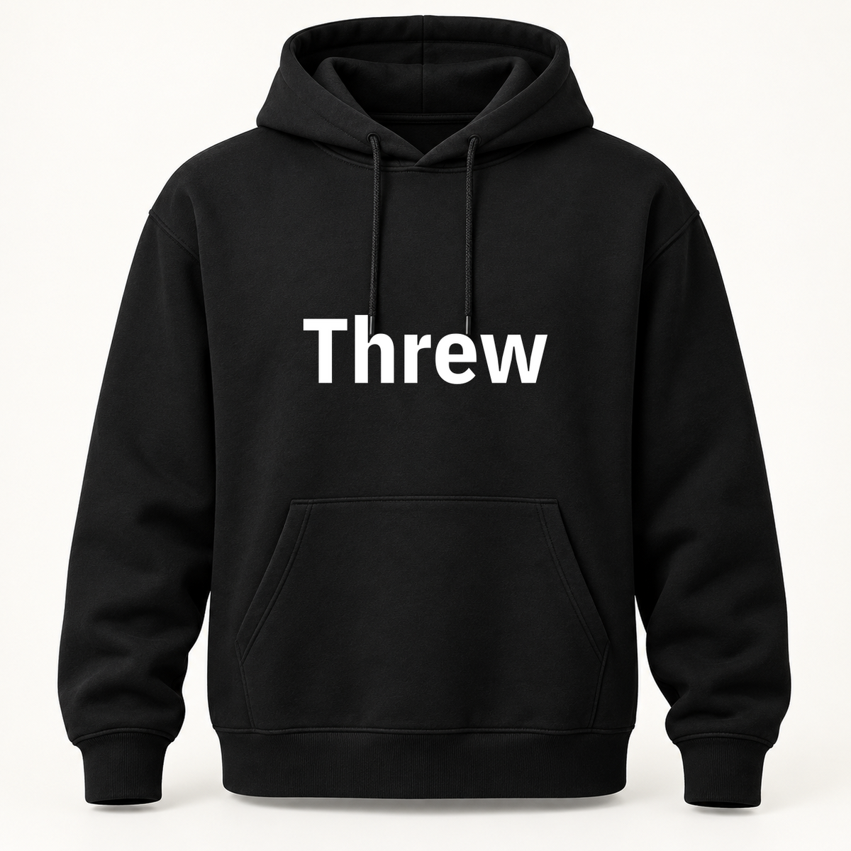 Threw Hoodie in black