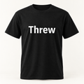 Threw T-Shirt in black
