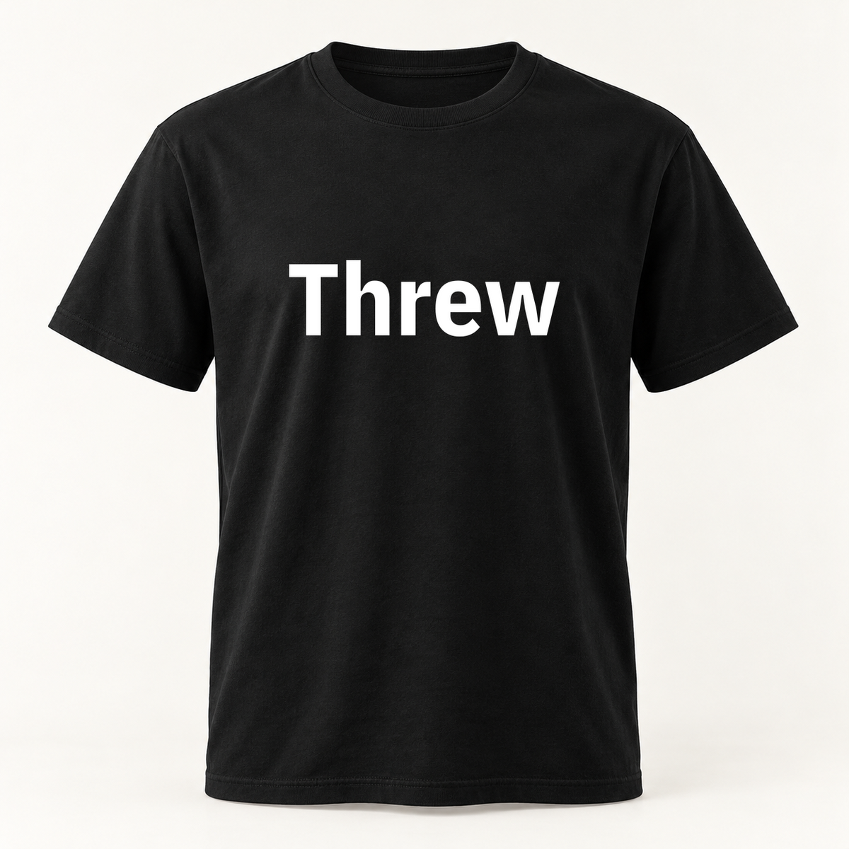 Threw T-Shirt in black