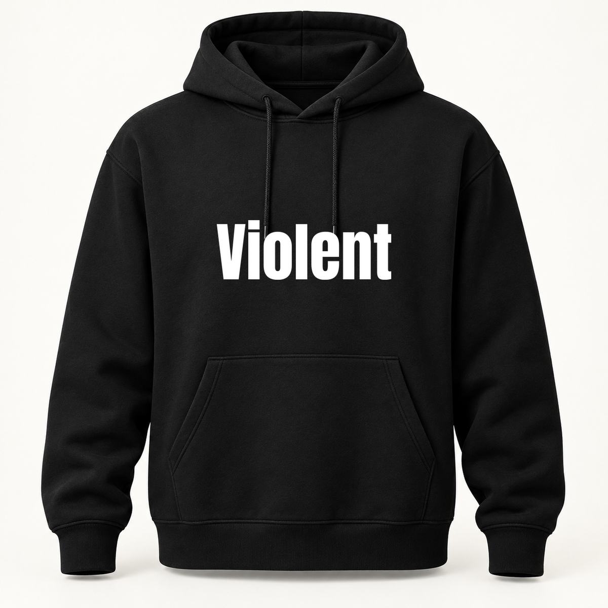 Violent Hoodie in black